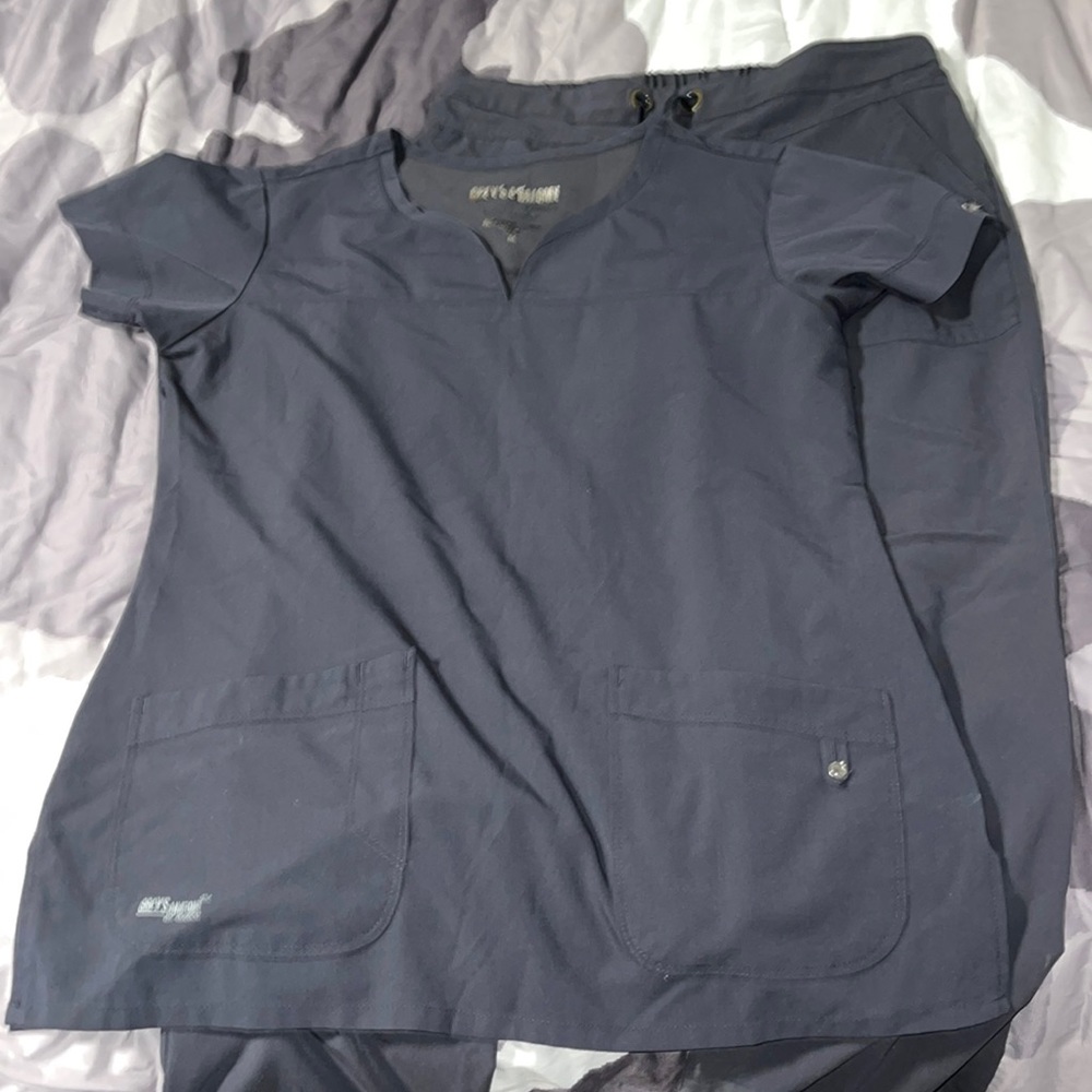 Greys Anatomy Grey Scrub Set